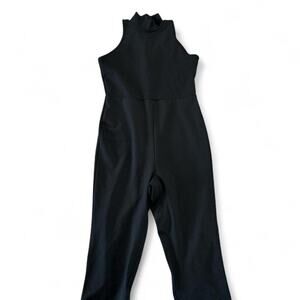 Black High Neck Jumpsuit